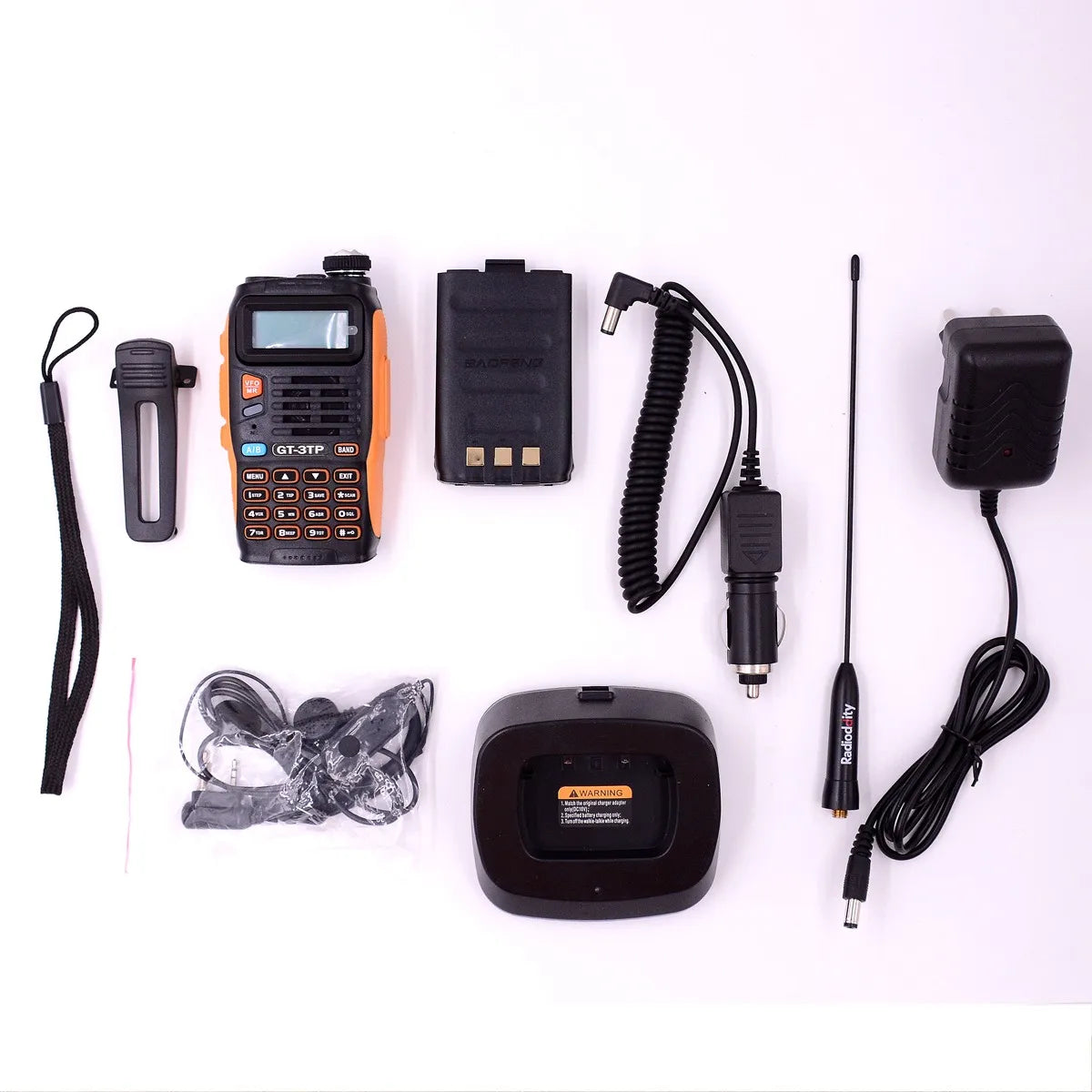Baofeng GT-3TP Walkie Talkie VHF UHF Keyboard LCD