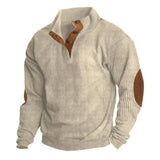 Vintage Cowboy Printed Men Hoodie Flap neck Hoodies