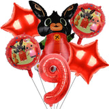 Rabbit Theme Birthday Party Decoration Cartoon Animal Panda