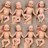8 styles/28cm Cuddly Unpaint Solid Silicone Bebe Reborn