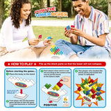 48-64Pcs Tetra Tower Game Stacking Blocks Stack Building