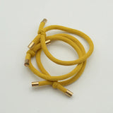 30PCS 5mm Twilled Cords Knotted Elastic Hair Bands