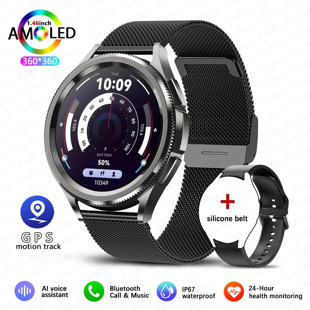 1.43 Inch 360 * 360 HD AMOLED Smartwatch