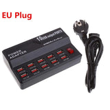 HUB 10 USB multi-port charger Fast charging for