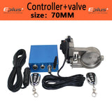 EPLUS Car Exhaust Pipe Electronic Valve Kit Universal