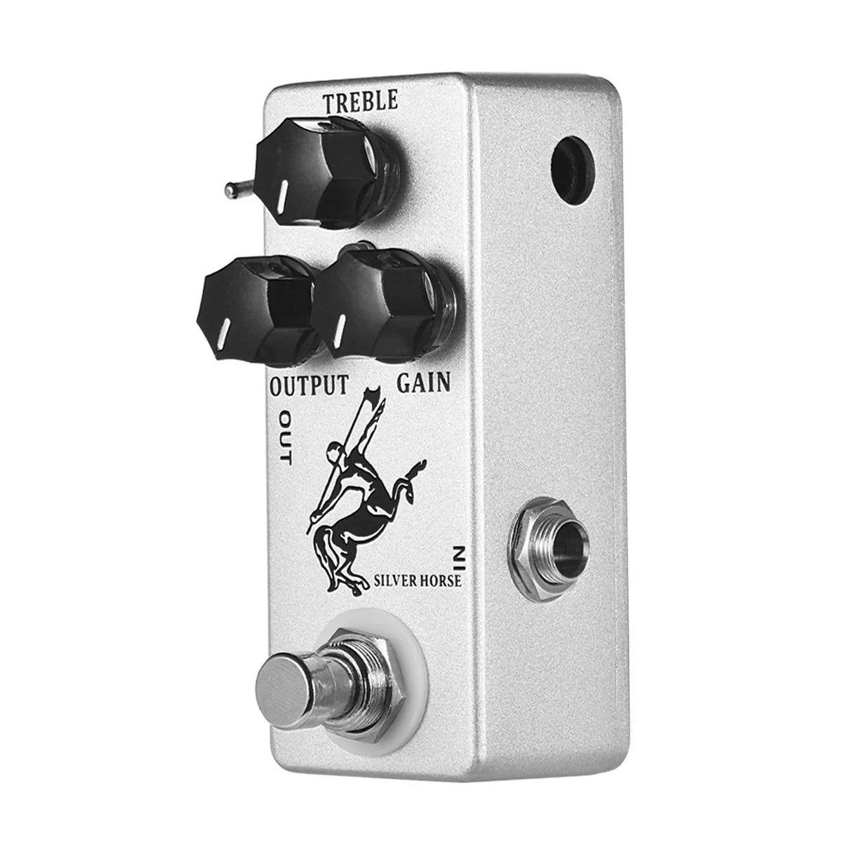 MOSKY Classic Golden/Silver Effect Pedal Overdrive/Boost Horse Electric