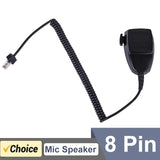 Mic Speaker 8pin Hand Microphone For Motorola Walkie