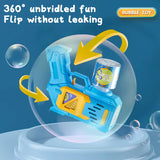 Children Bubble Gun Toy Astronaut Fully Automatic Bubble