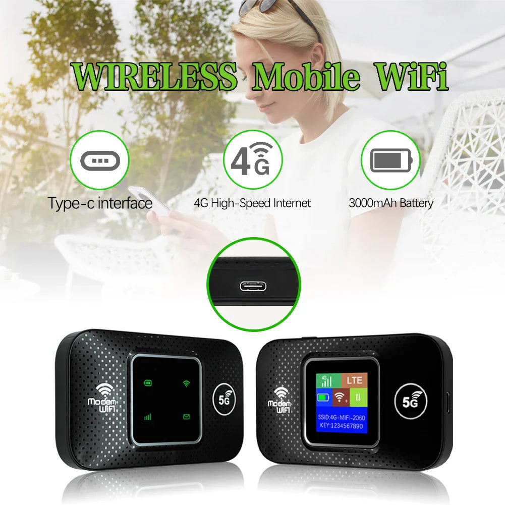 4G LTE Portable WiFi Device Wireless WiFi Router