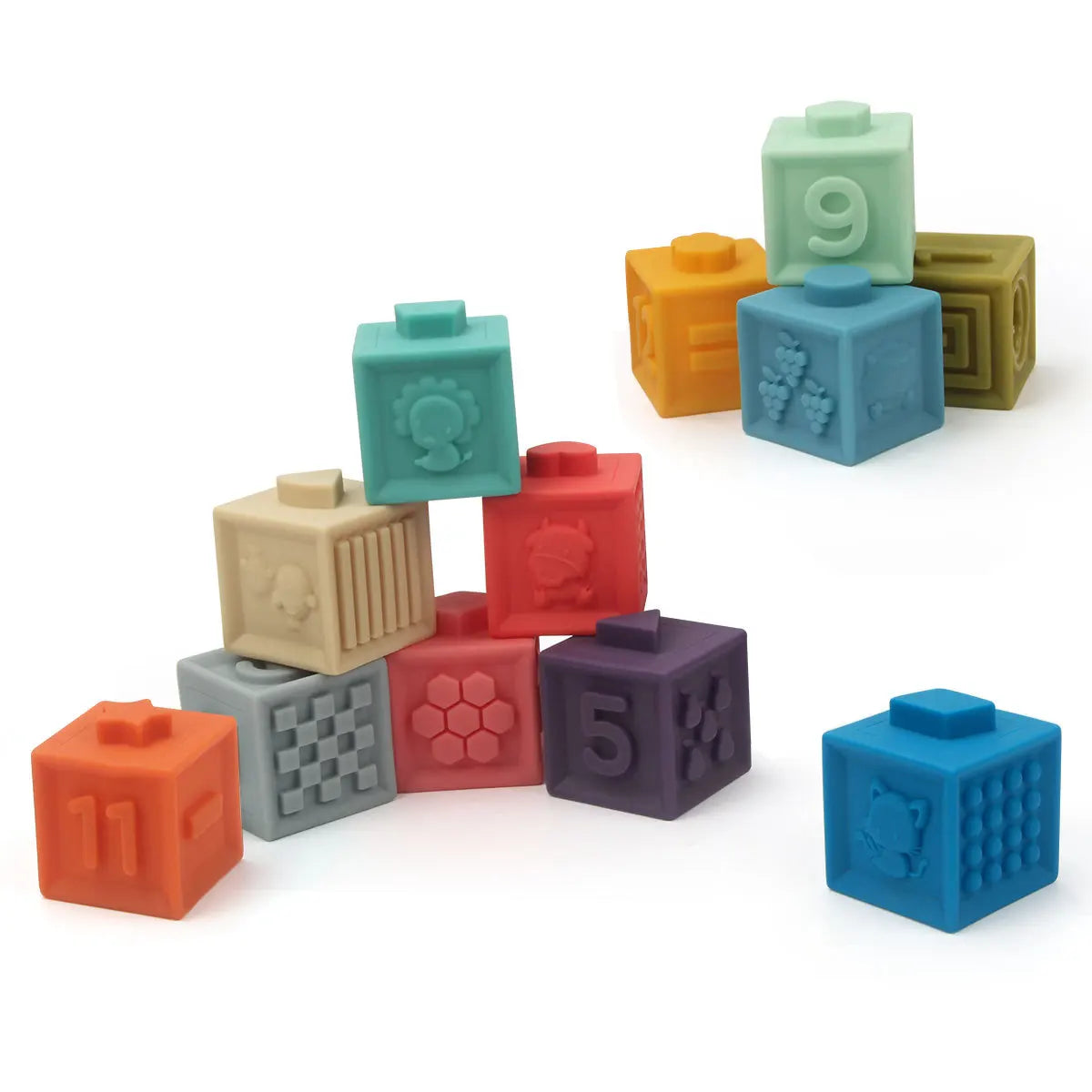 Silicone Building Blocks Baby Educational Splicing Large Particle