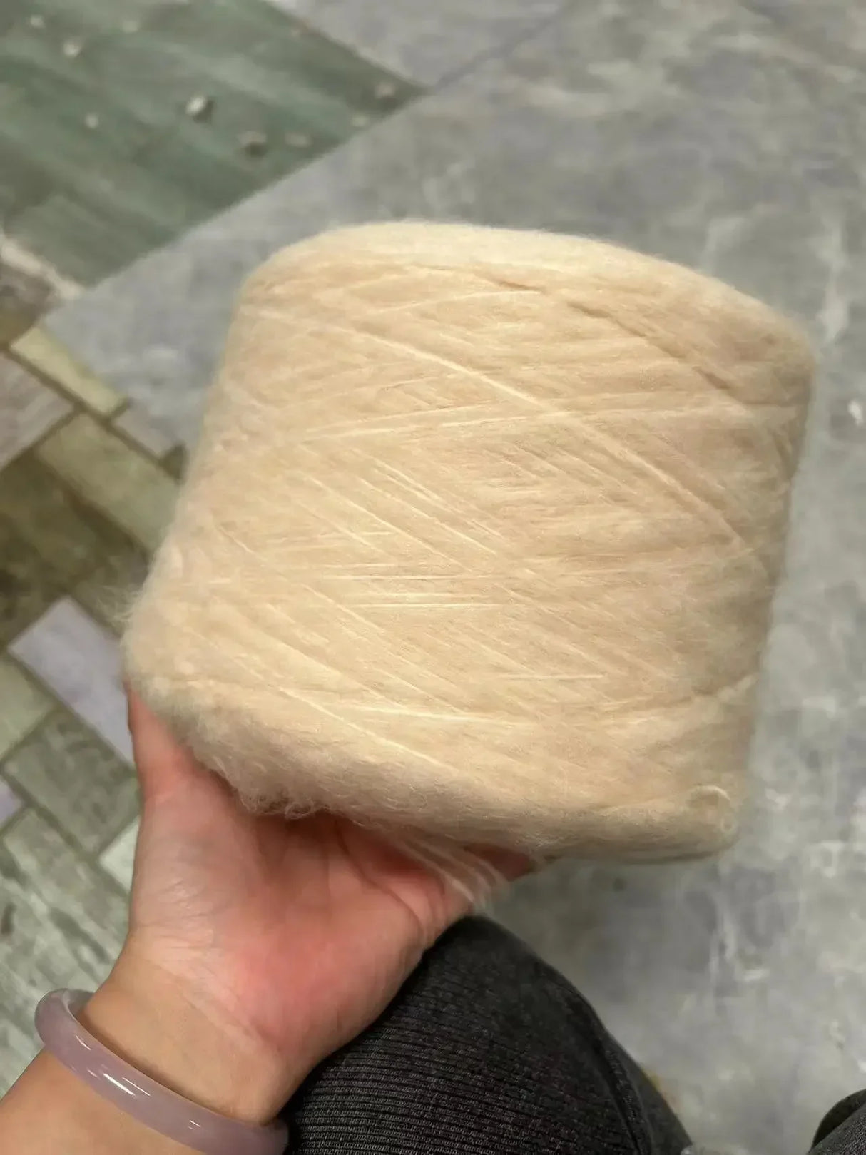 500g Mohair Silk Wool Yarn For Knitting Plush