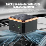 Car Air Freshener Solar Energy Vehicle Perfume Humidifier