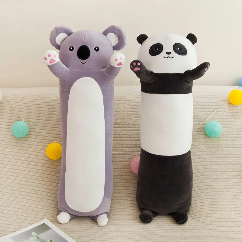65~120cm Kawaii Koala Panda Long Plush Doll Stuffed