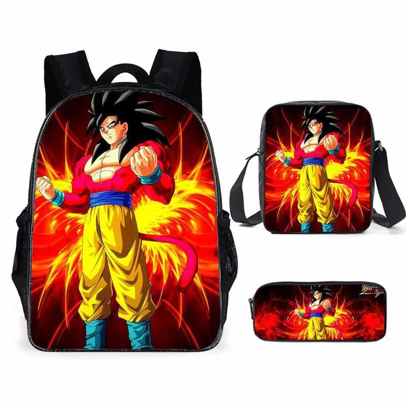 3 Pcs/set Dragon Ball 3D Print Cartoon School