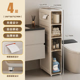 Multi-layer Bathroom Storage Cabinet Refrigerator Seam Organizer Drawers