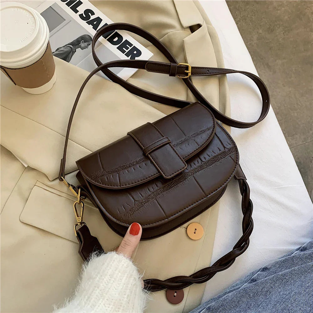 Toptrends Saddle Small Shoulder Crossbody Bags For Women