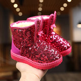 New Winter Children's Girls Snow Boots Cute Baby