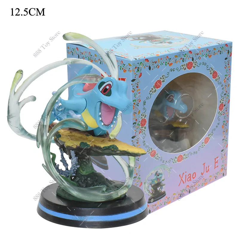 Anime Pokemon Figure Charizard Squirtle Bulbasaur Vulpix Scenes