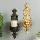 Gold Mounted Wall Candle Holder Tealight Hanging Wall