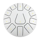 8 Inch Steel Tongue Drum 11 Notes Handpan