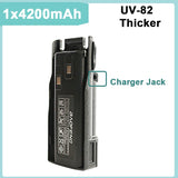 Baofeng UV-82 Battery 2800/3800/4200 mAh Enlarge for Walkie