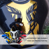 For Honda Yamaha Tankpad Sticker Fishbone 3D Tank