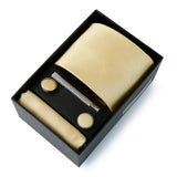 Top Quality Classic Business Ties Hanky Cufflink Clips