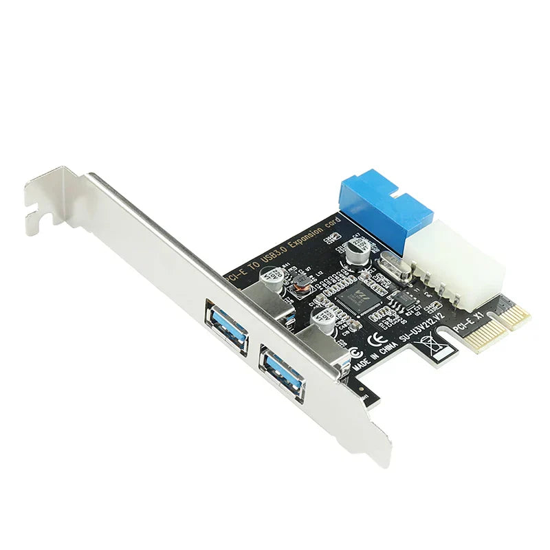 USB 3.0 Pci-e Adapter 2 Port Usb To