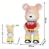 Cartoon Mini Love Violent Bear Bearbrick Colour Model