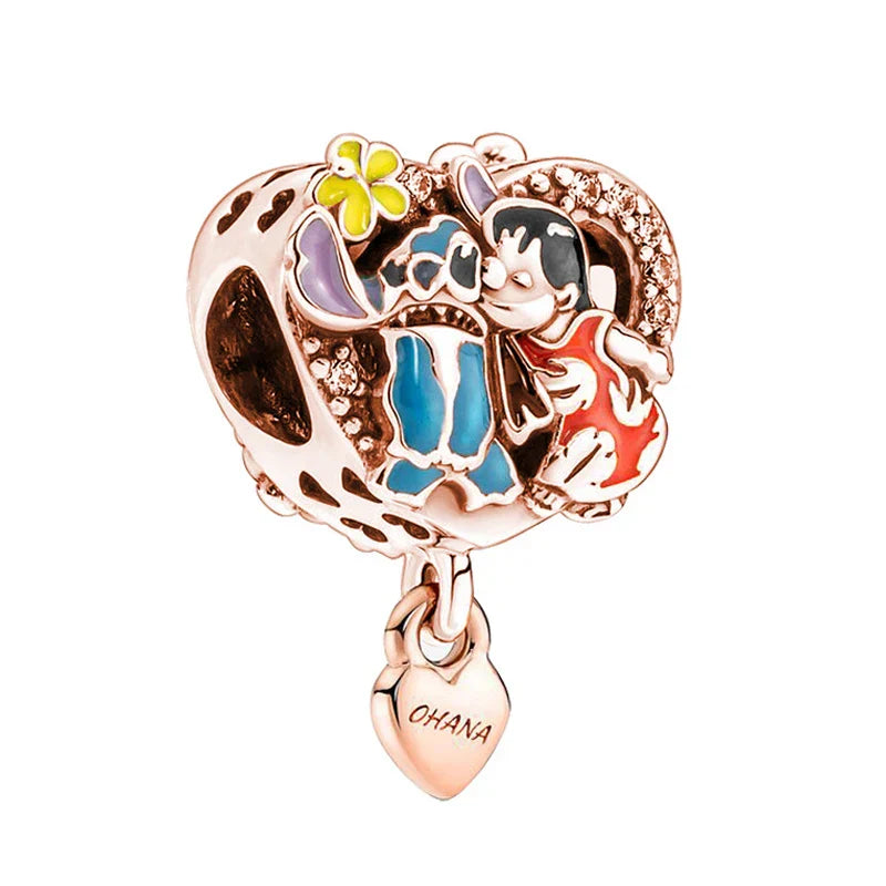 Fit Pandora Winnie the Pooh Charms Bracelet Cute