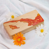 Wooden Dice Storage Box, Rectangle Dice Case, High