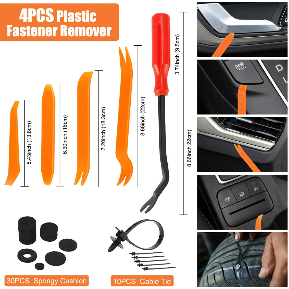 Mixed Auto Fastener Clip Car Body Push Retainer