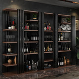 European Iron Bar Wine Cabinets Retro Display Cabinet