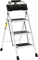 3 Step Ladder EFFIELER Folding Step Stool