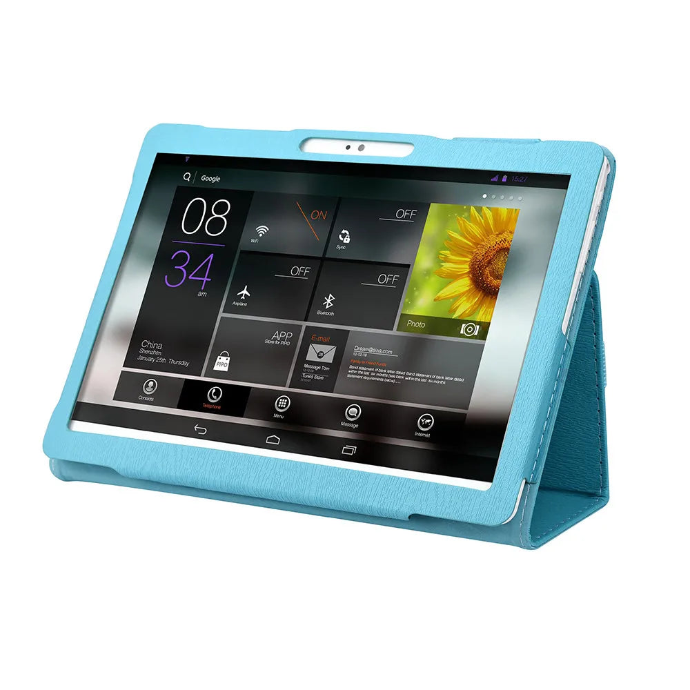 Silicone Shockproof Cover Universal Leather Stand Cover Case