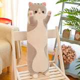 50-130CM Plush Toys Cute Animal Cat Creative Long