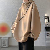 Turtleneck Hoodie Zipper Pullovers Streetwear Hip Hop Hooded