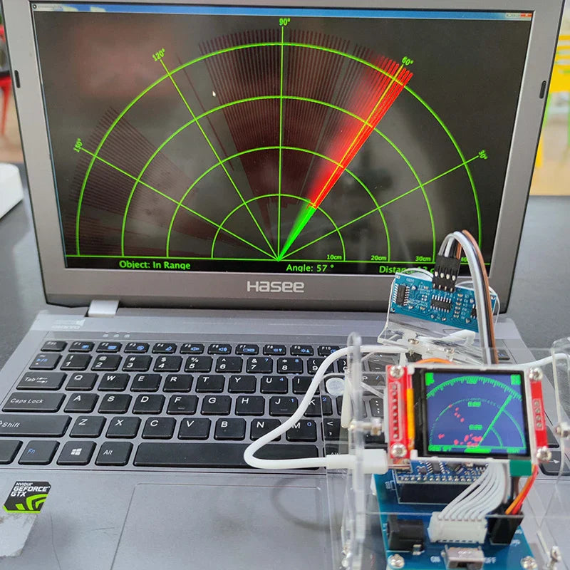 Acrylic Mini Radar Robot With TFT Small/Big Screen