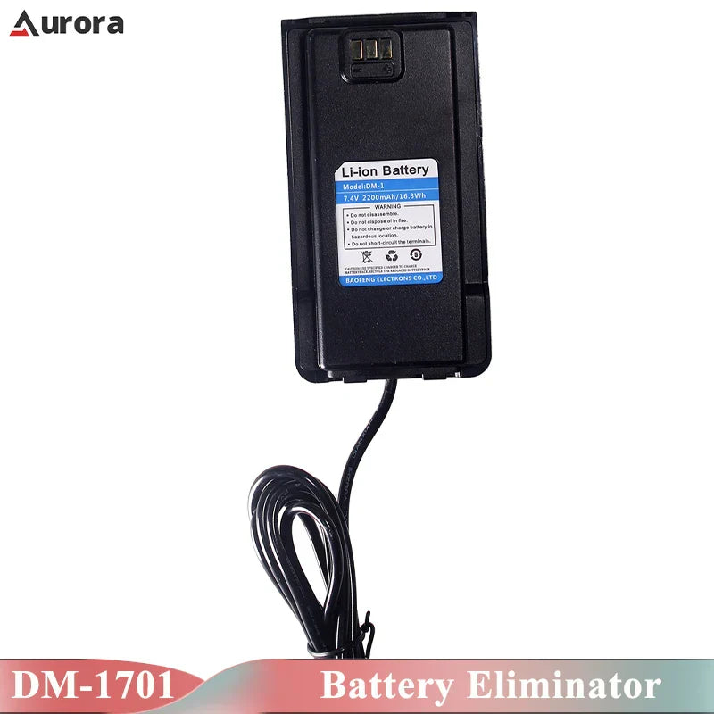 Baofeng DM-1701 Battery Elimilator Car Charger For DMR