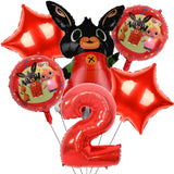 Rabbit Theme Birthday Party Decoration Cartoon Animal Panda