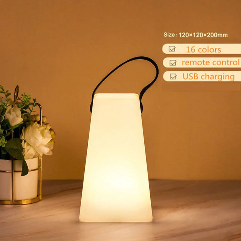 Outdoor Waterproof Cordless Table Lamp Smart Remote Control