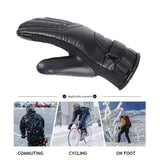1 Pair USB Heated Motorcycle Gloves - Waterproof, Windproof, Touch Screen