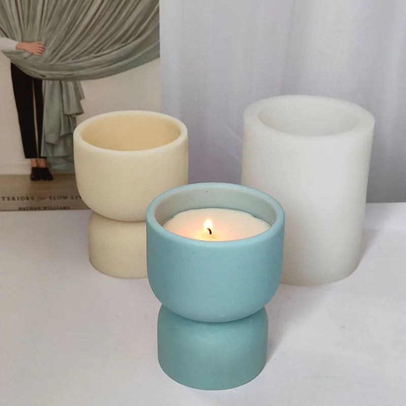 DIY Candle Cup Silicone Mold For Resin Funnel