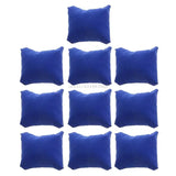 10 Pcs Velvet Bracelet Pillow Multicolor Jewelry Pillow