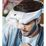 LED Headband Magnifier Hands Free Magnifying Glasses