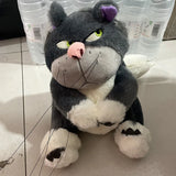 30-60cm Genuine Disney Lucifer Plush Toy Kawaii Stuffed