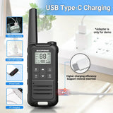 2pcs Baofeng F22 PMR FRS Walkie Talkie Type-c