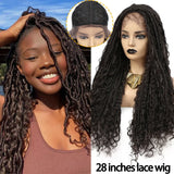 X-TRESS Goddess Faux Locs Wigs Long Braided Lace