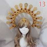 Baroque Headband DIY Material Gothic Lolita Crown Headband