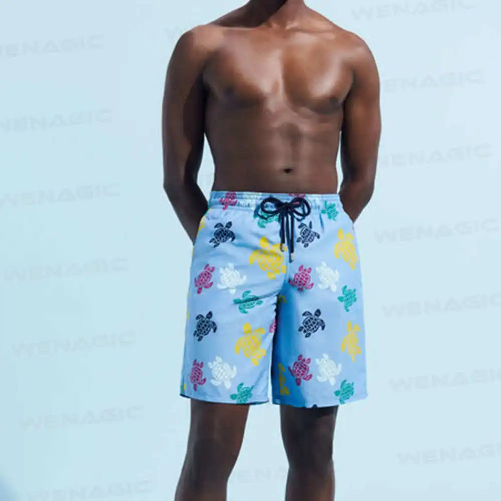 New Summer Men Swimwear Swim Trunks Beach Board